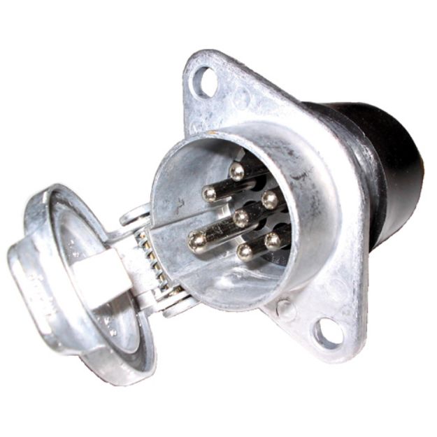 Picture of 7 Pin Commercial Socket (N Type)